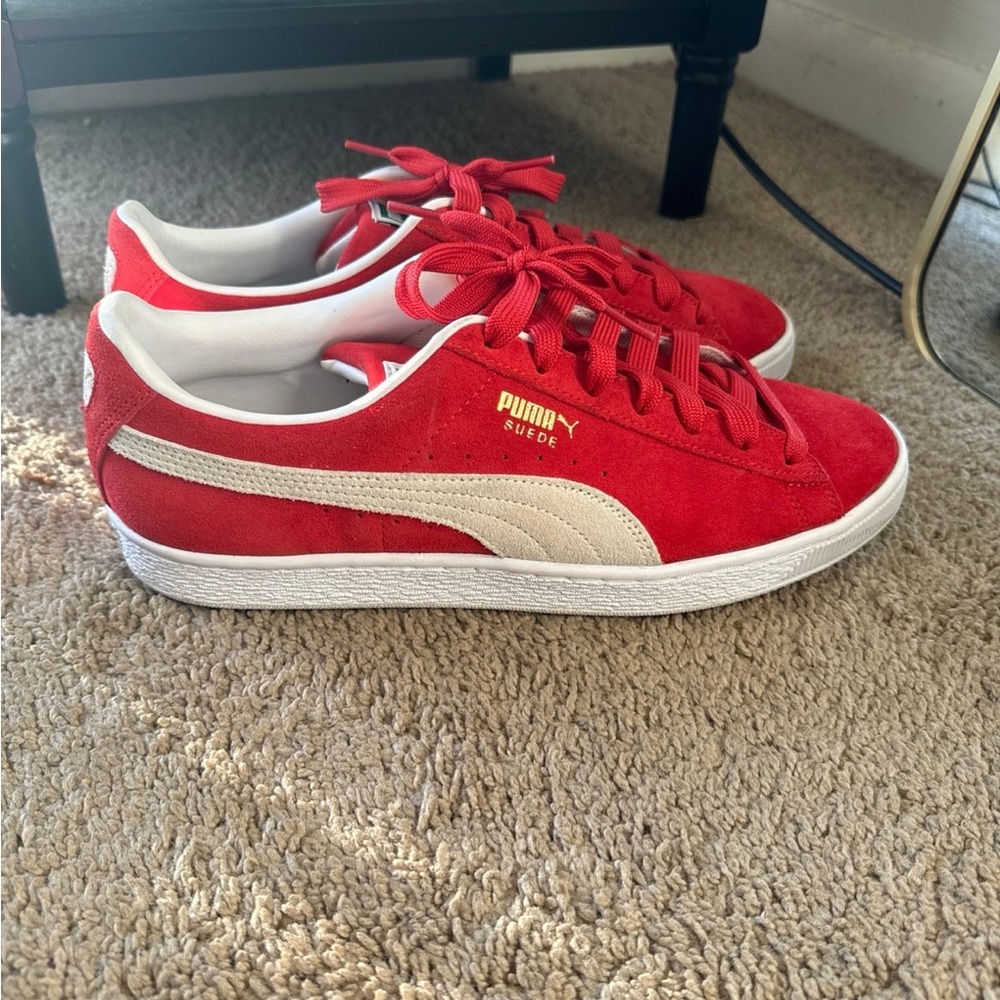 Puma Suede Red Sneakers